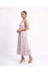 Hand Painted Rayon Halter Dress Hand Painted Rayon Halter Dress